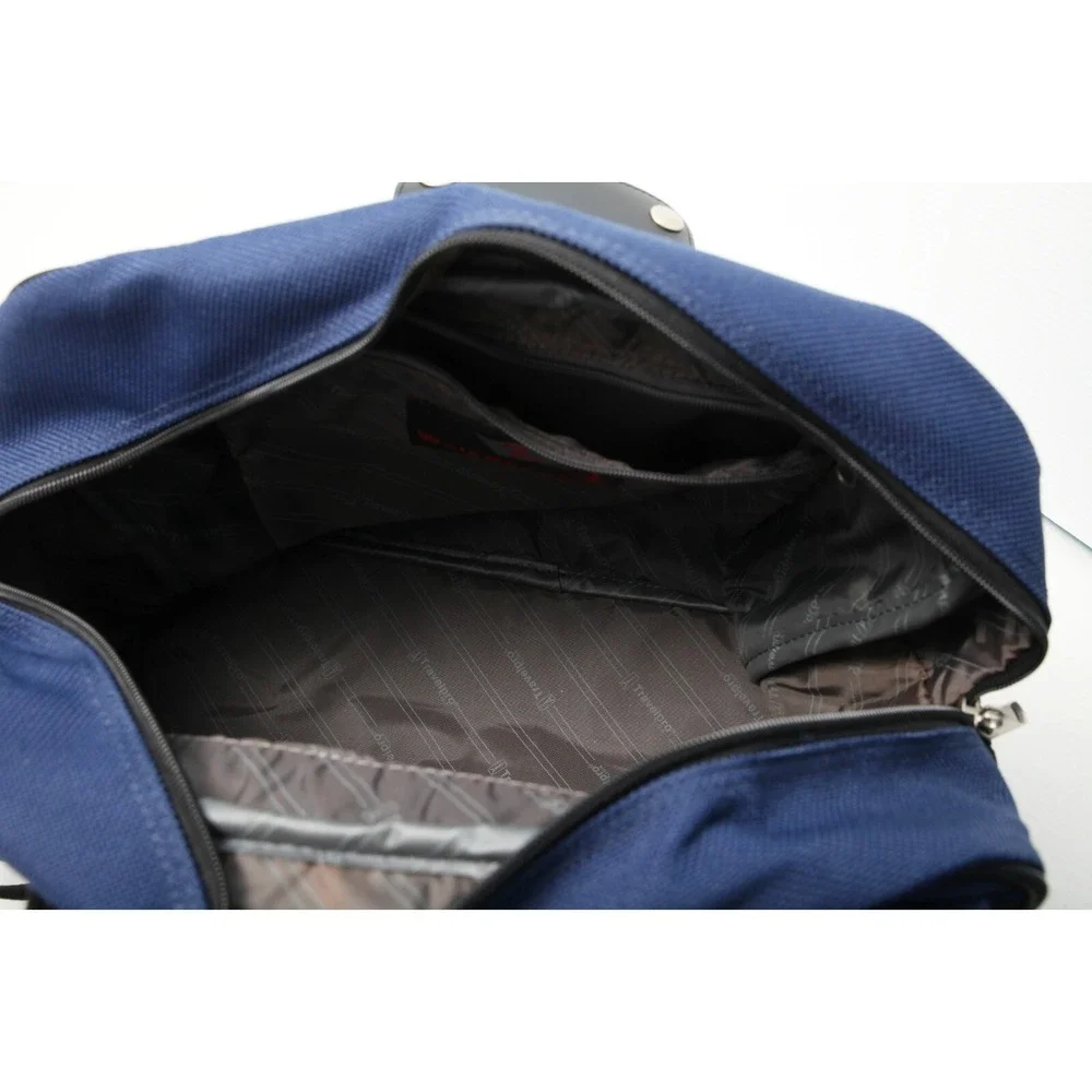 Travelpro Shoulder Bag Unisex Navy Blue Ballistic Nylon Carry On Travel Bag